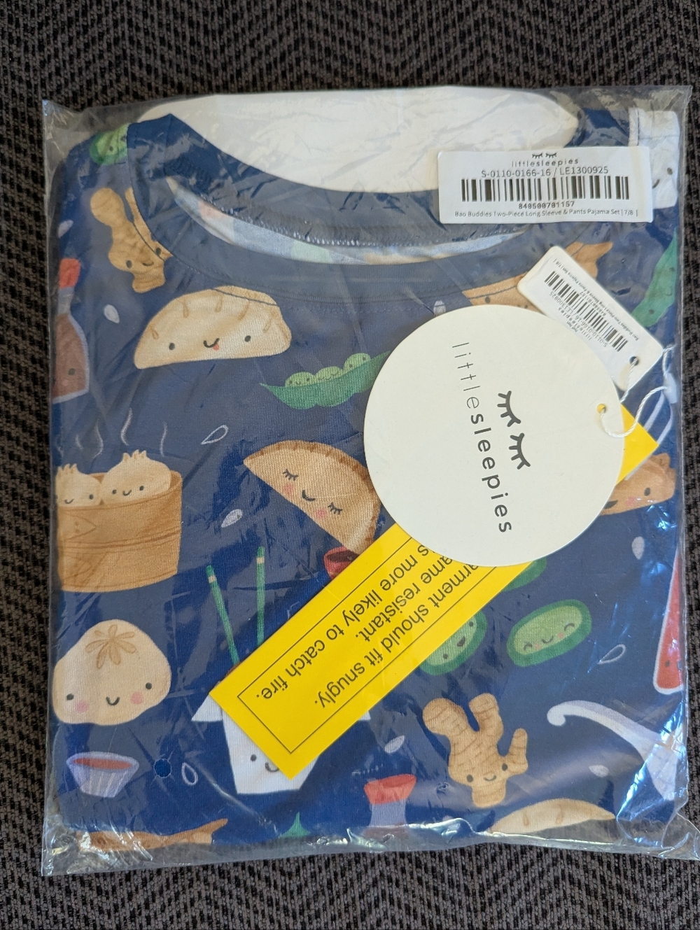 Little Sleepies Bao Buddies Bamboo Pajamas 7/8